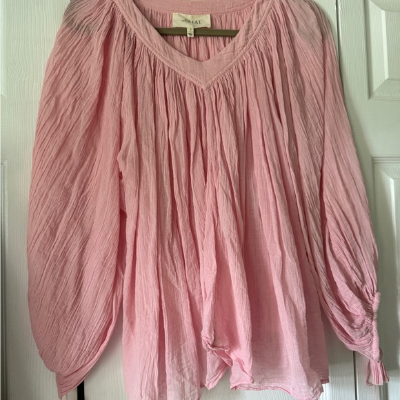 THE GREAT. Pink Artist top - Picture 8 of 10